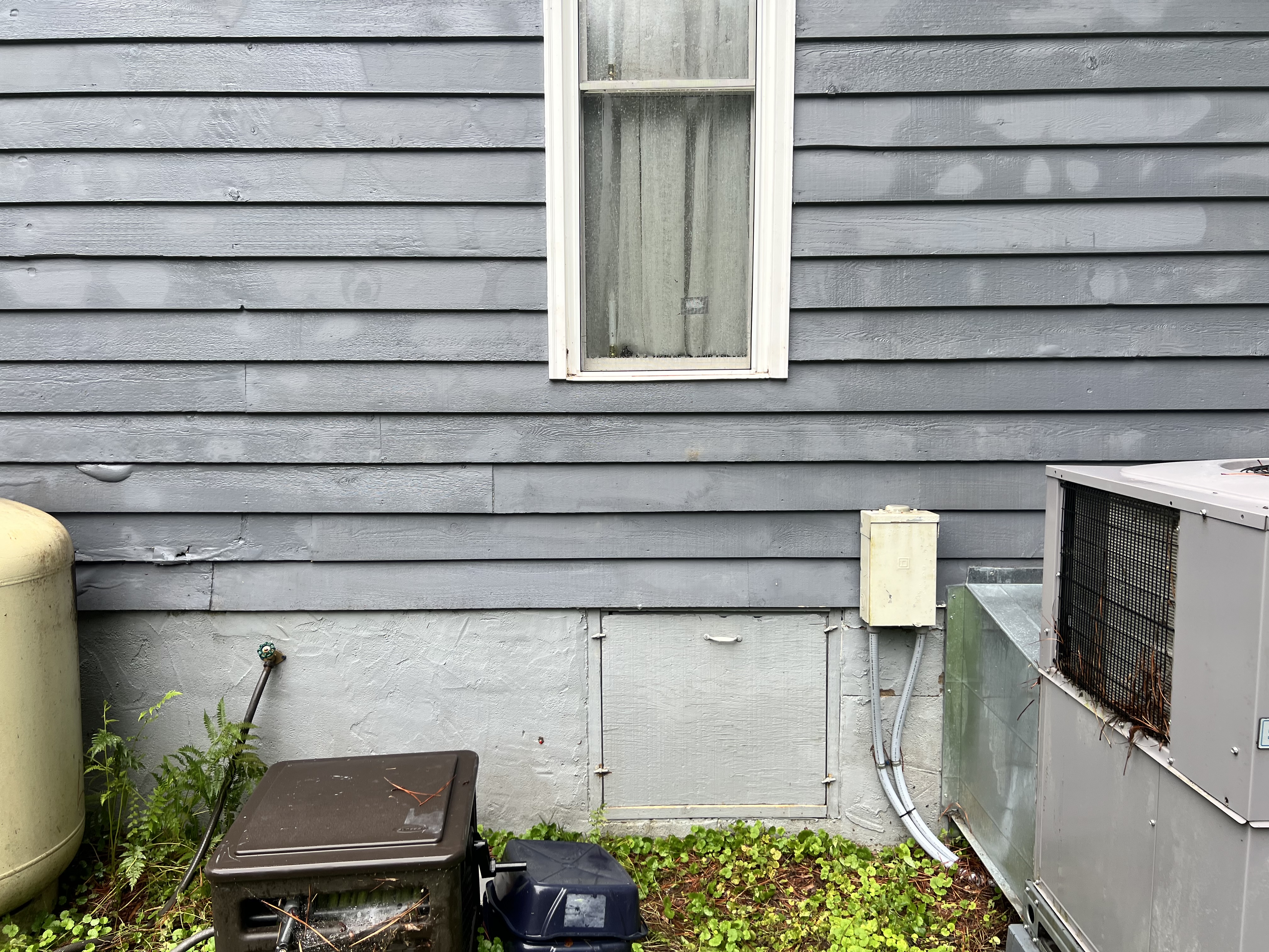 Before and after House Washing